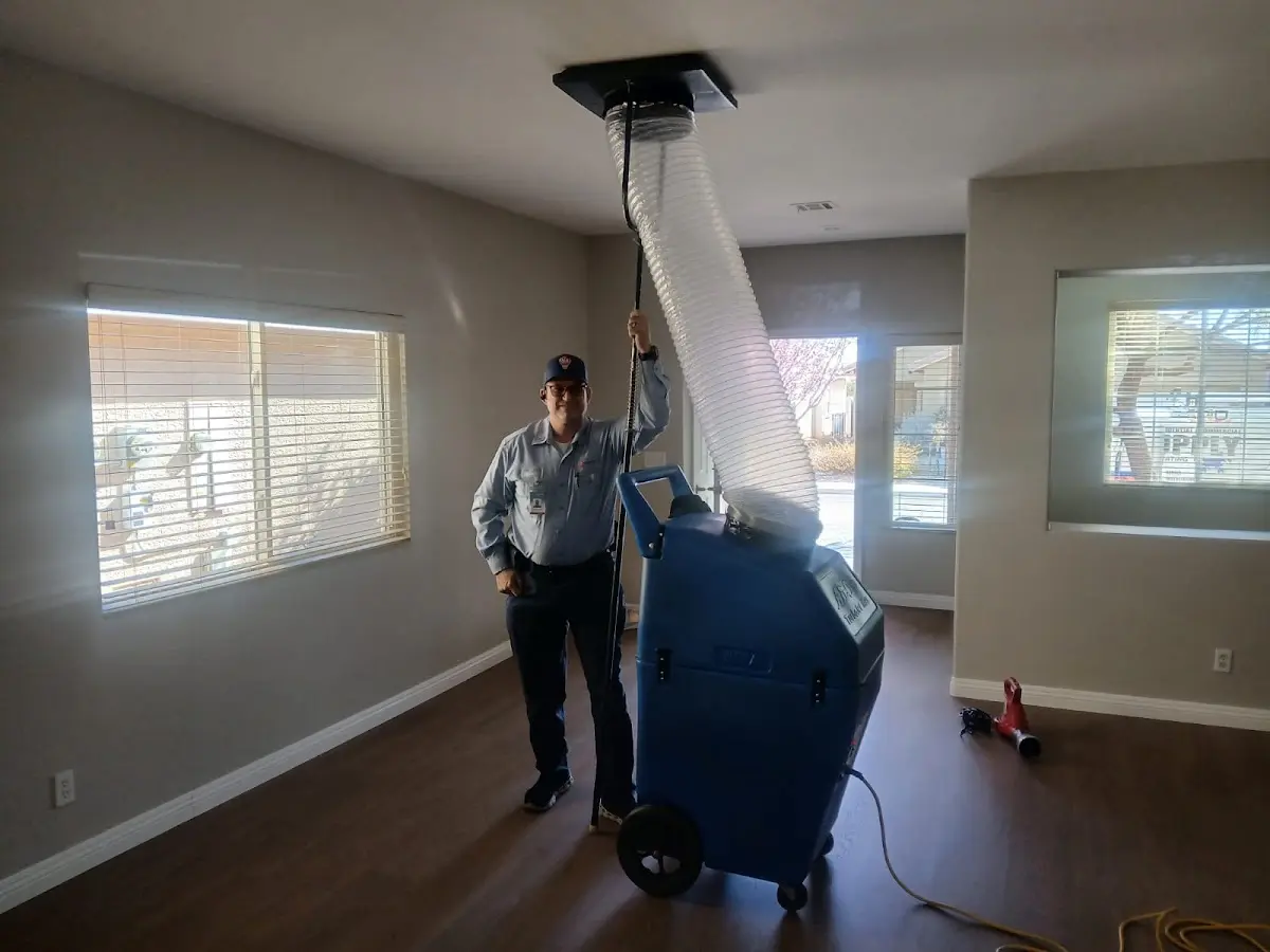 Professional Dryer Vent Cleaning work inside a Clarinda home